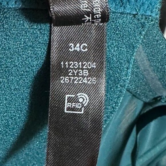 NWOT Victoria's Secret Women's Cut Emerald Green 34C Convertible Lace Bustier - Picture 6 of 6